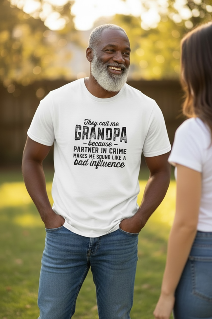 Tshirt/3XL/white/They call me grandpa Sassy but Classy Designs