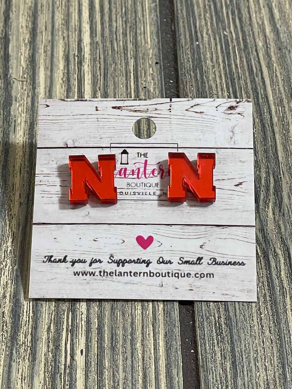 Thumbnail: Nebraska Huskers Stud Earrings