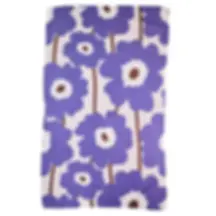 Blooming Poppy Brocade Floral Waffle Tea Towel