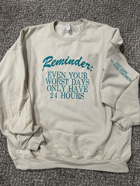 Crew/2XL/Sand/Reminder Sassy but Classy Designs