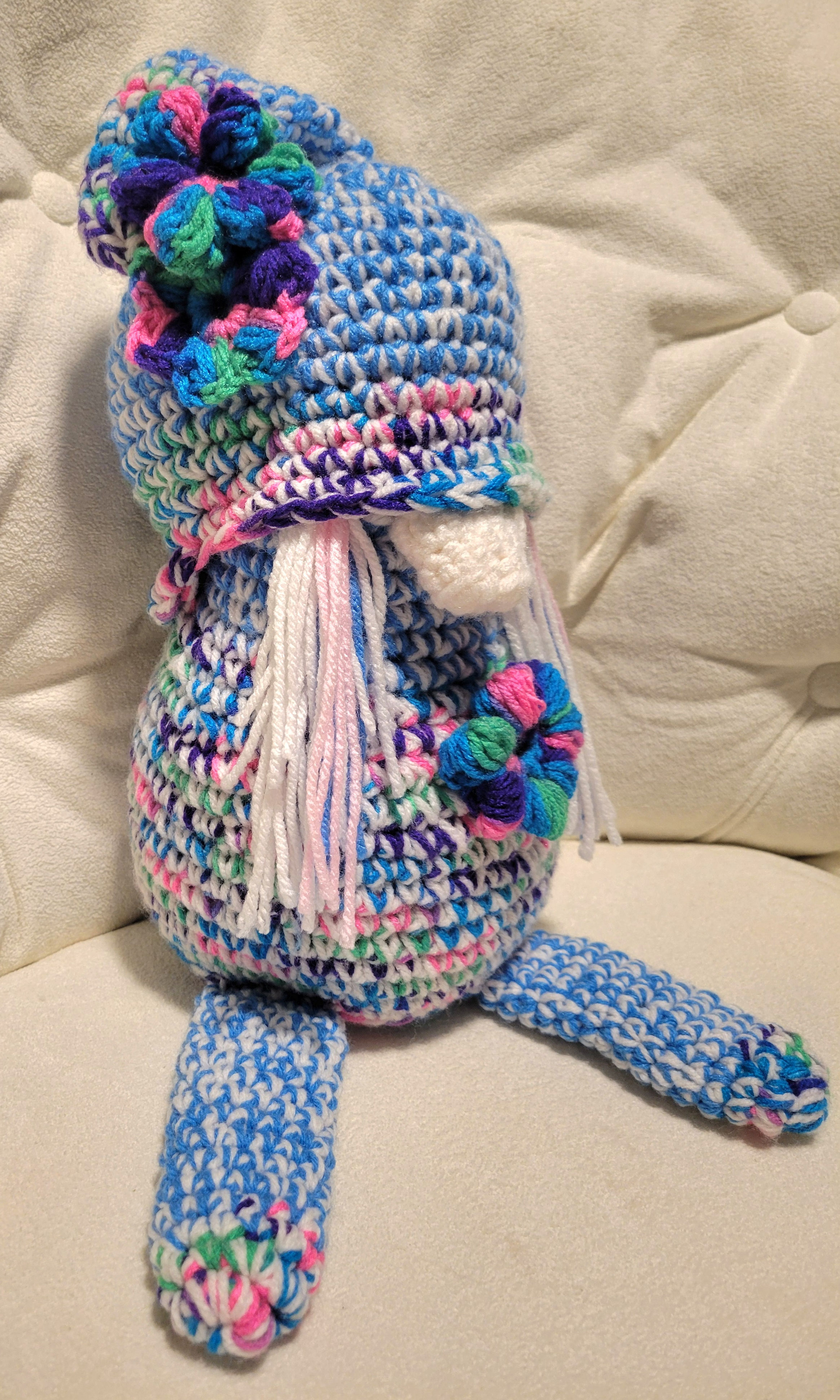 Colorful Gnome  PinKs Crochet Beautique