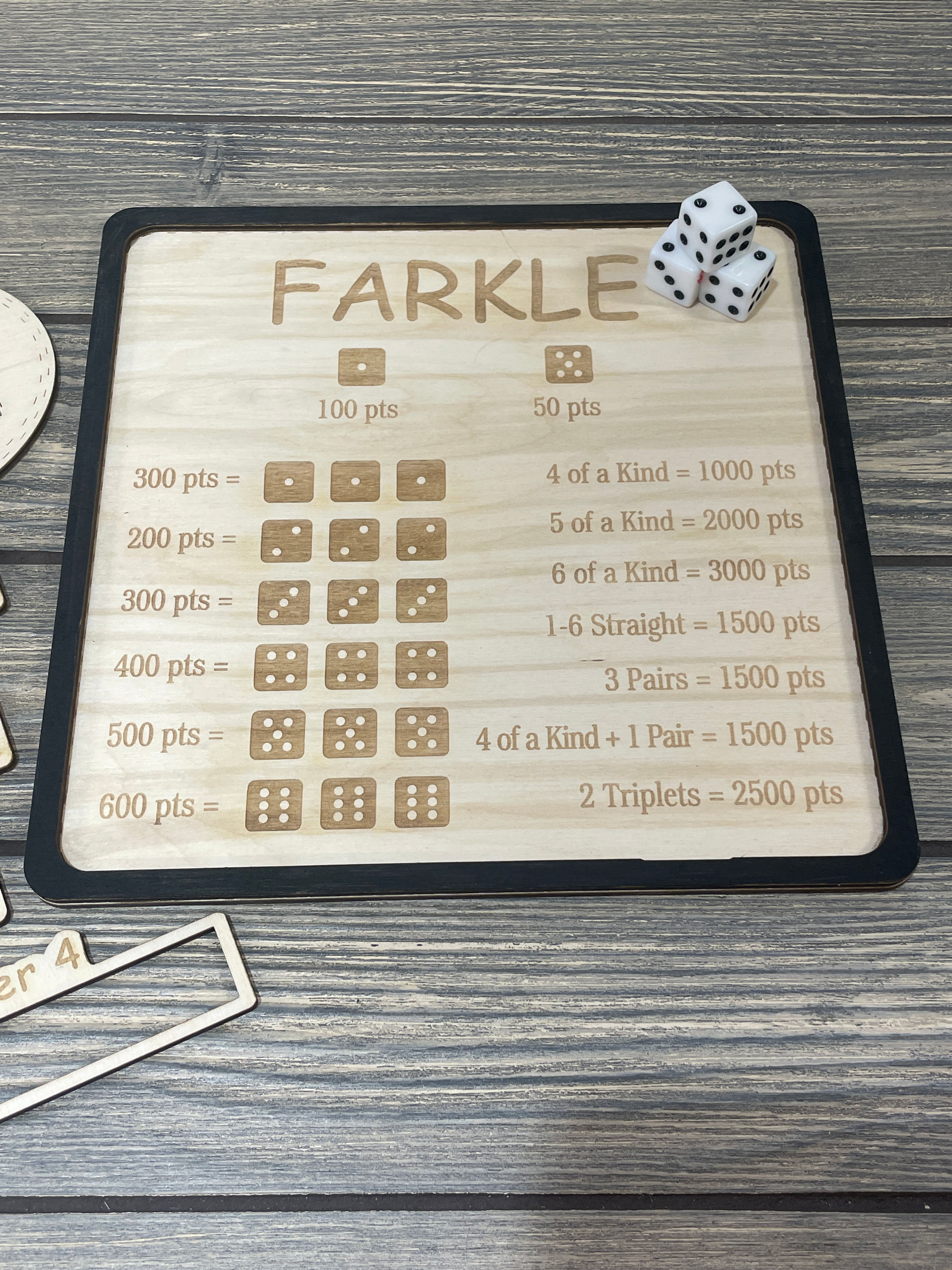 Farkle Board game
