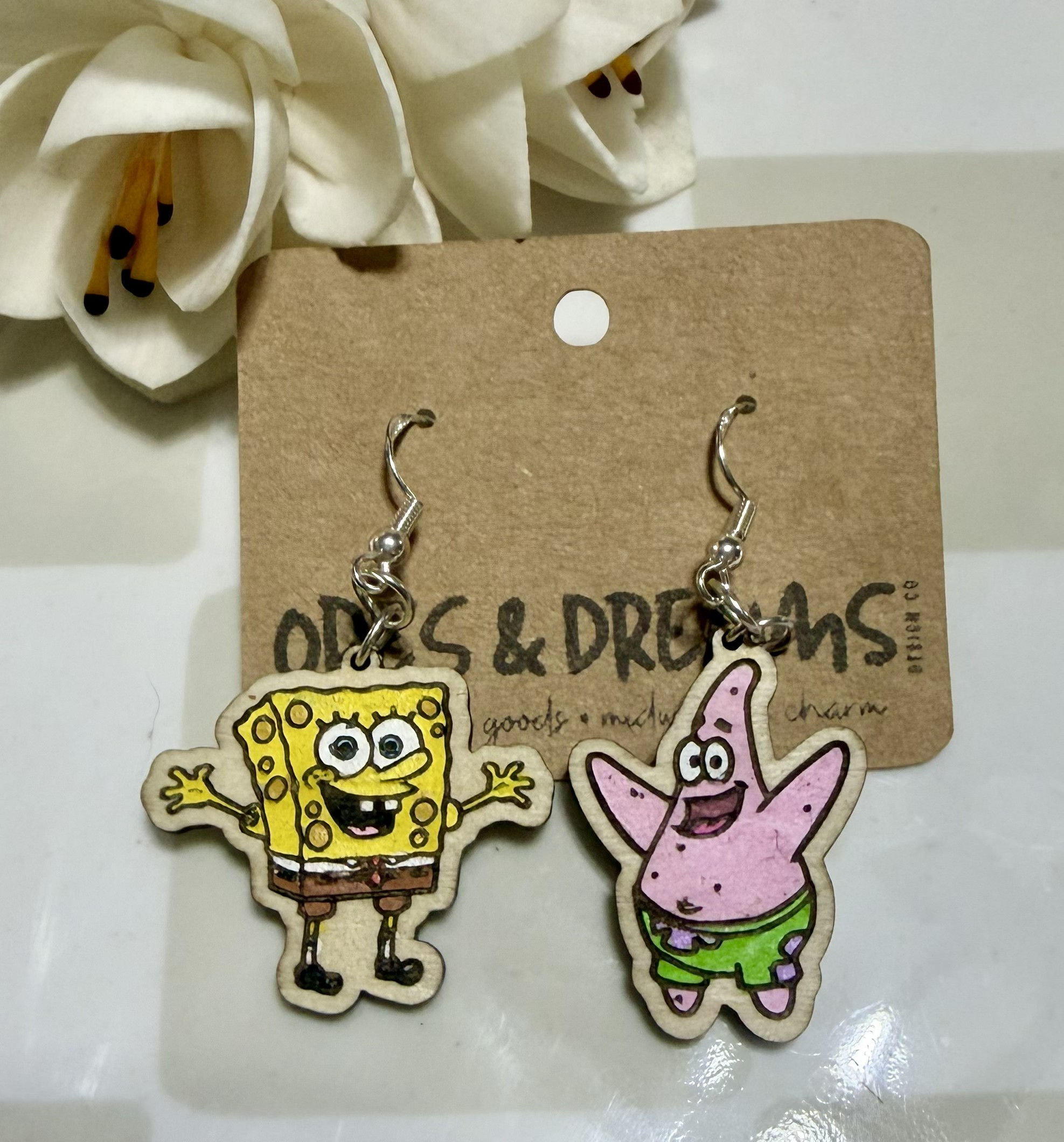 SpongeBob & Patrick Dangles by Opes & Dreams Design Co.