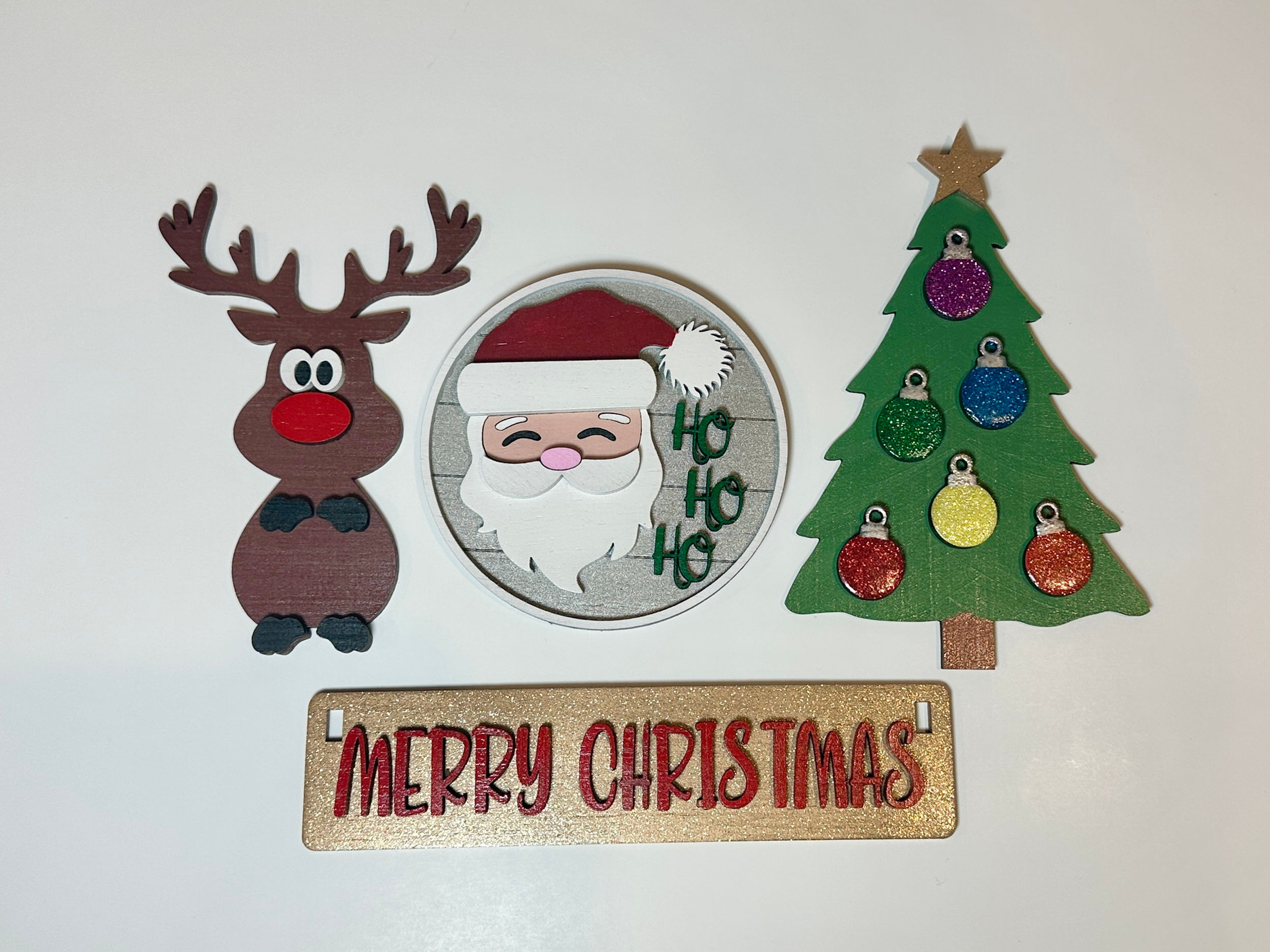 Merry Christmas  Trails of Glitter