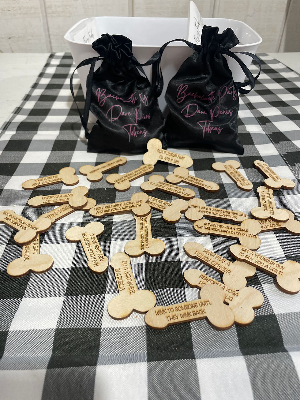 Thumbnail: Bachelorette party dare tokens