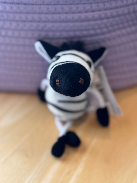 Finger Puppet - Zebra  The Snug Peanut