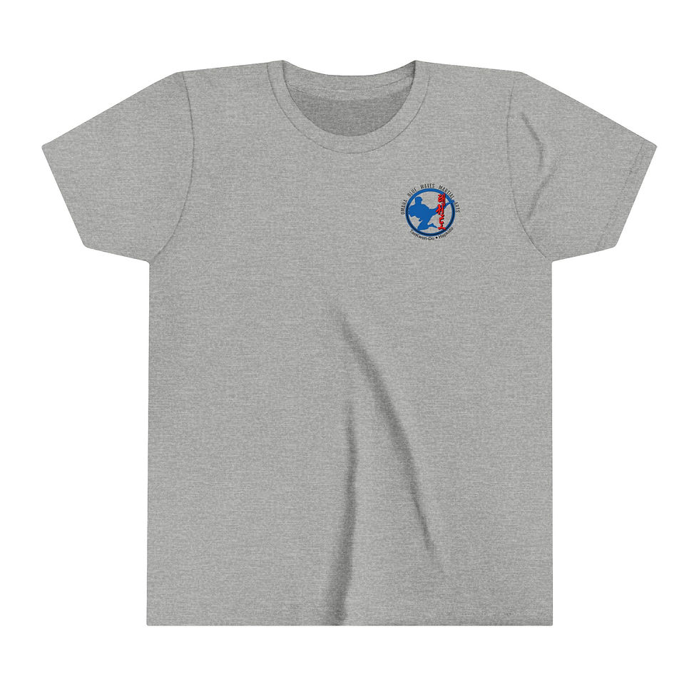 Bella+Canvas - Youth Short Sleeve Tee - Martial Arts - (Logo front only)