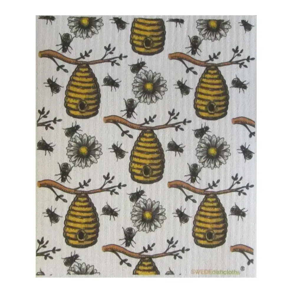 Swedish Dishcloth Bees/Honey