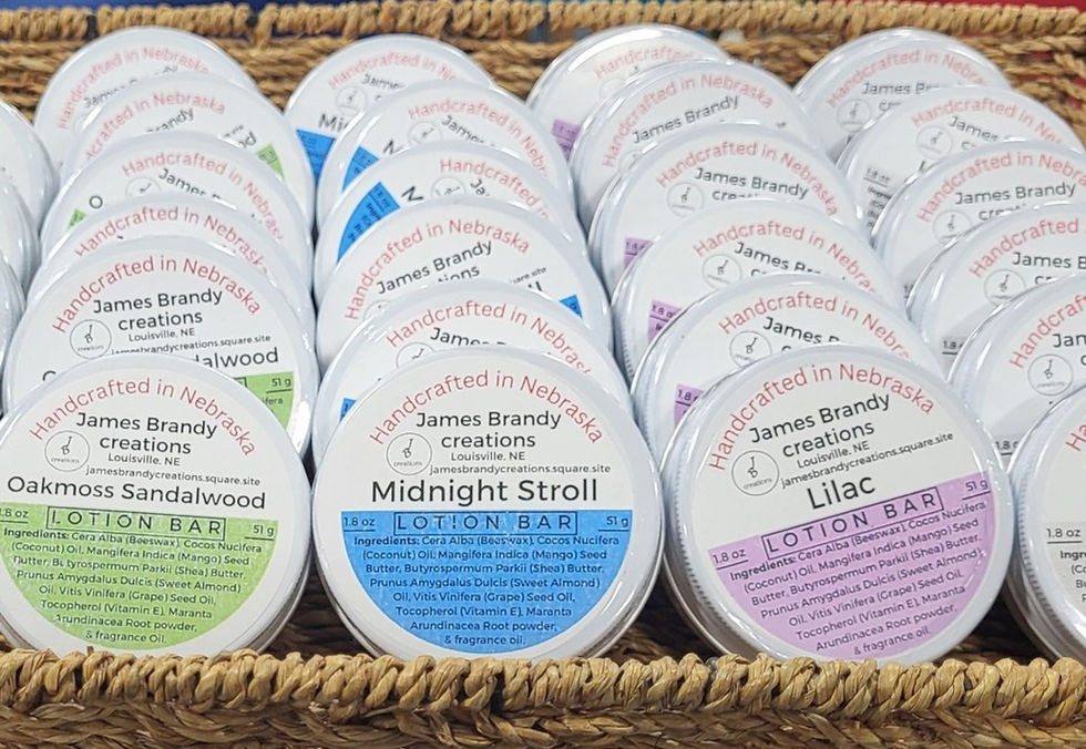 Solid Lotion Bar James Brandy creations