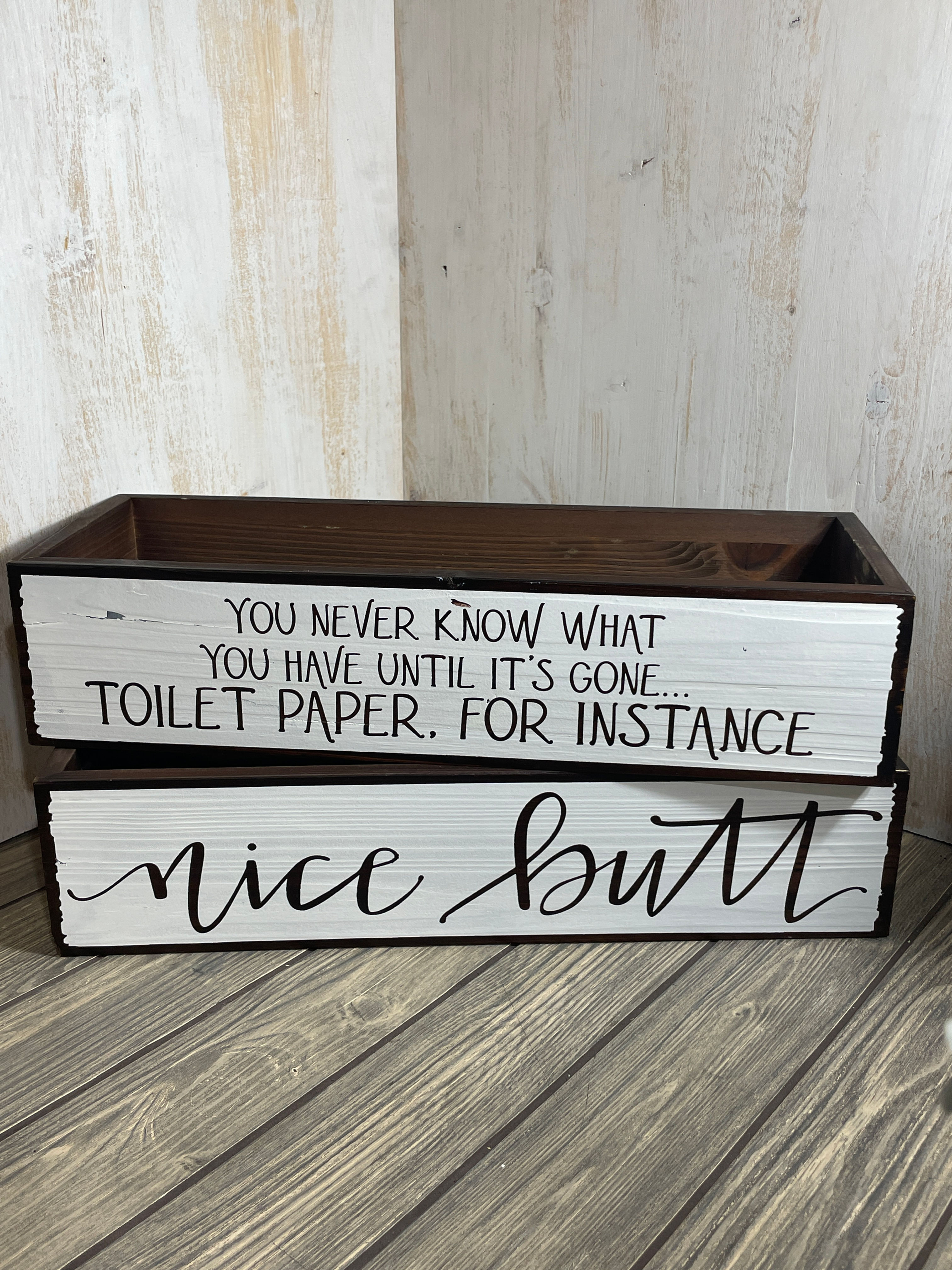 Toilet Paper Holder Bin