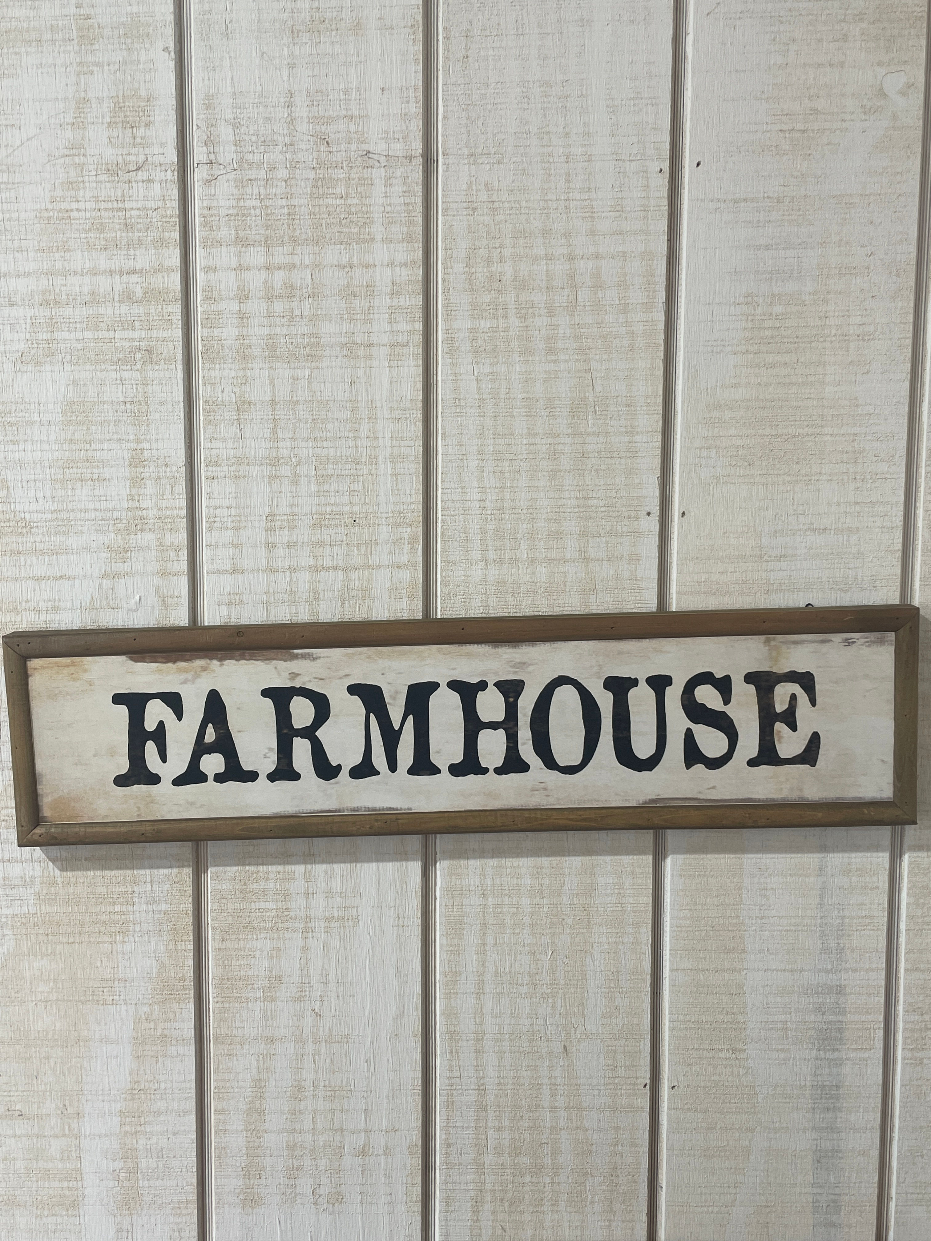Rustic Farmhouse Wooden Wall Sign