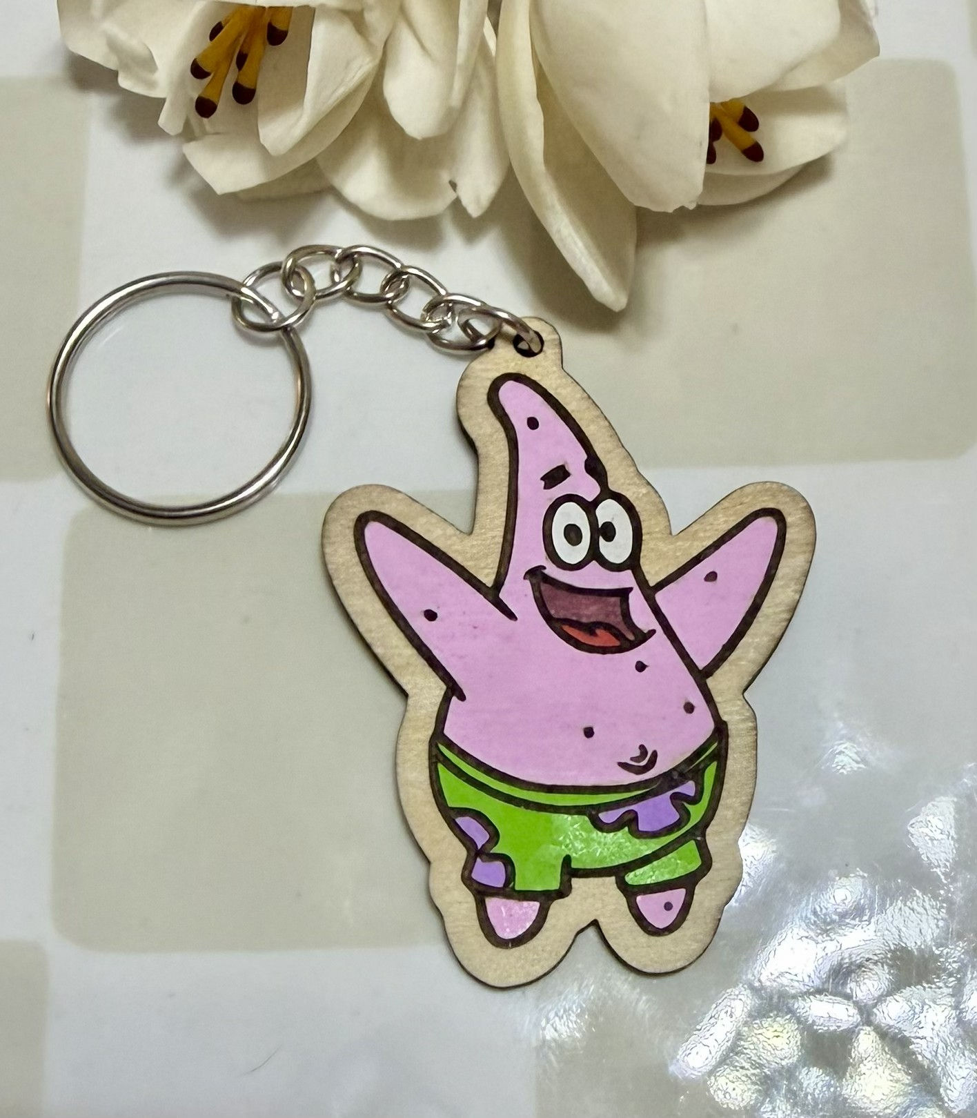 Patrick Starrr Keychain by Opes & Dreams Design Co.