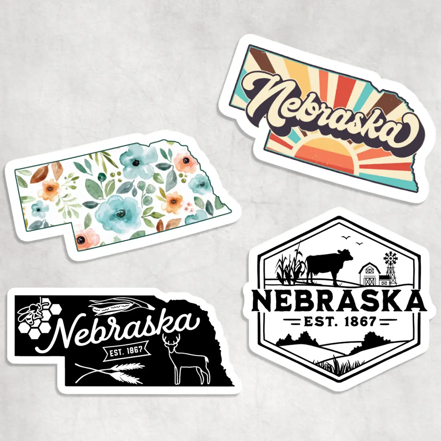 Nebraska Stickers
