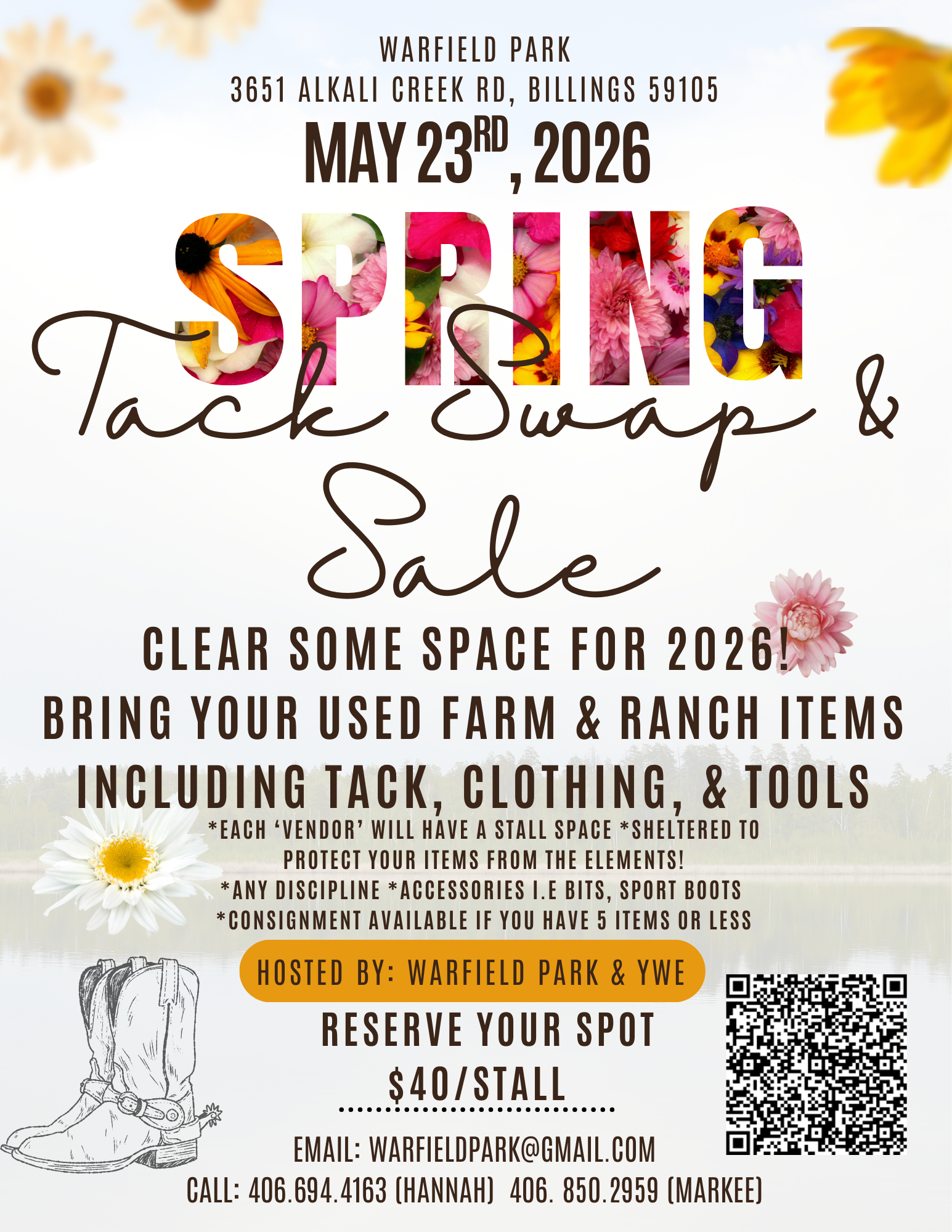 Spring Swap & Sale Table