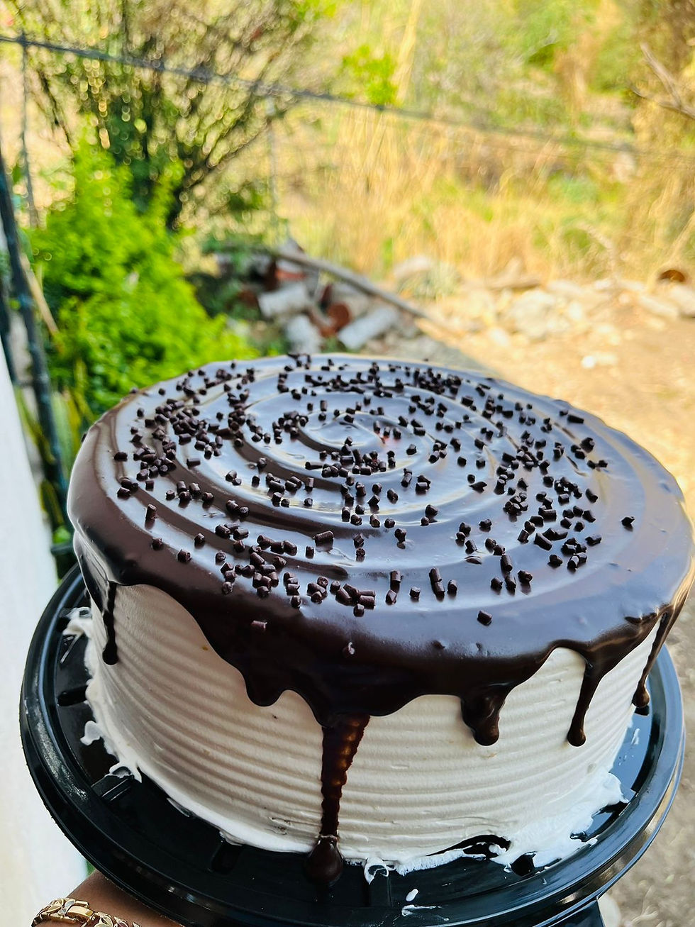 Miniatura: Pastel Choco-Vainilla Relleno de flan