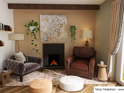 Se sentir en harmonie chez soi : salon cosy