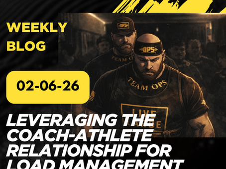 Leveraging the Coach-Athlete Relationship for Load Management
