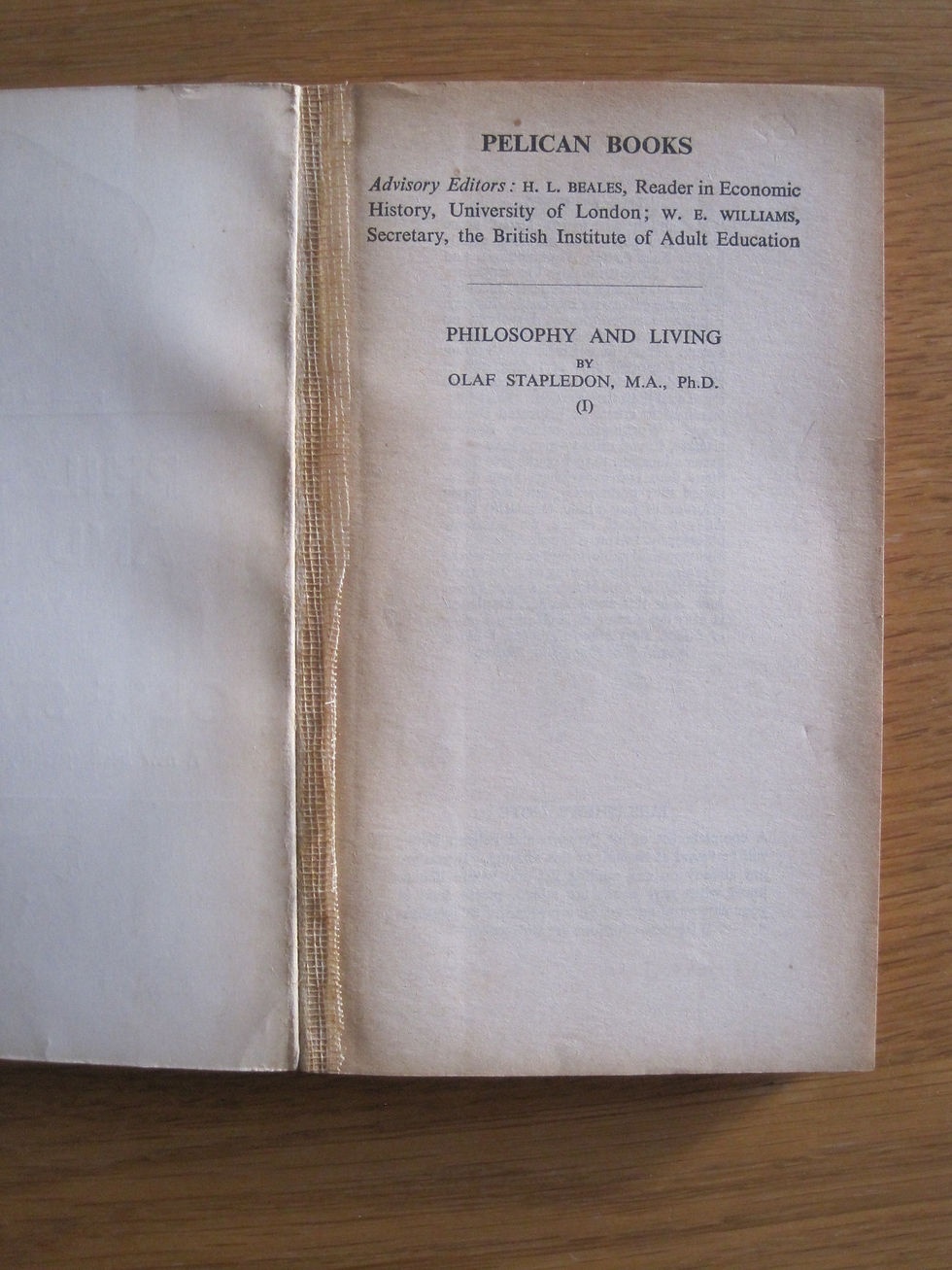 Thumbnail: Philosophy and Living  by  Olaf Stapledon