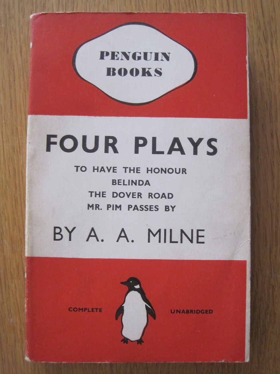Four Plays by A. A. Milne