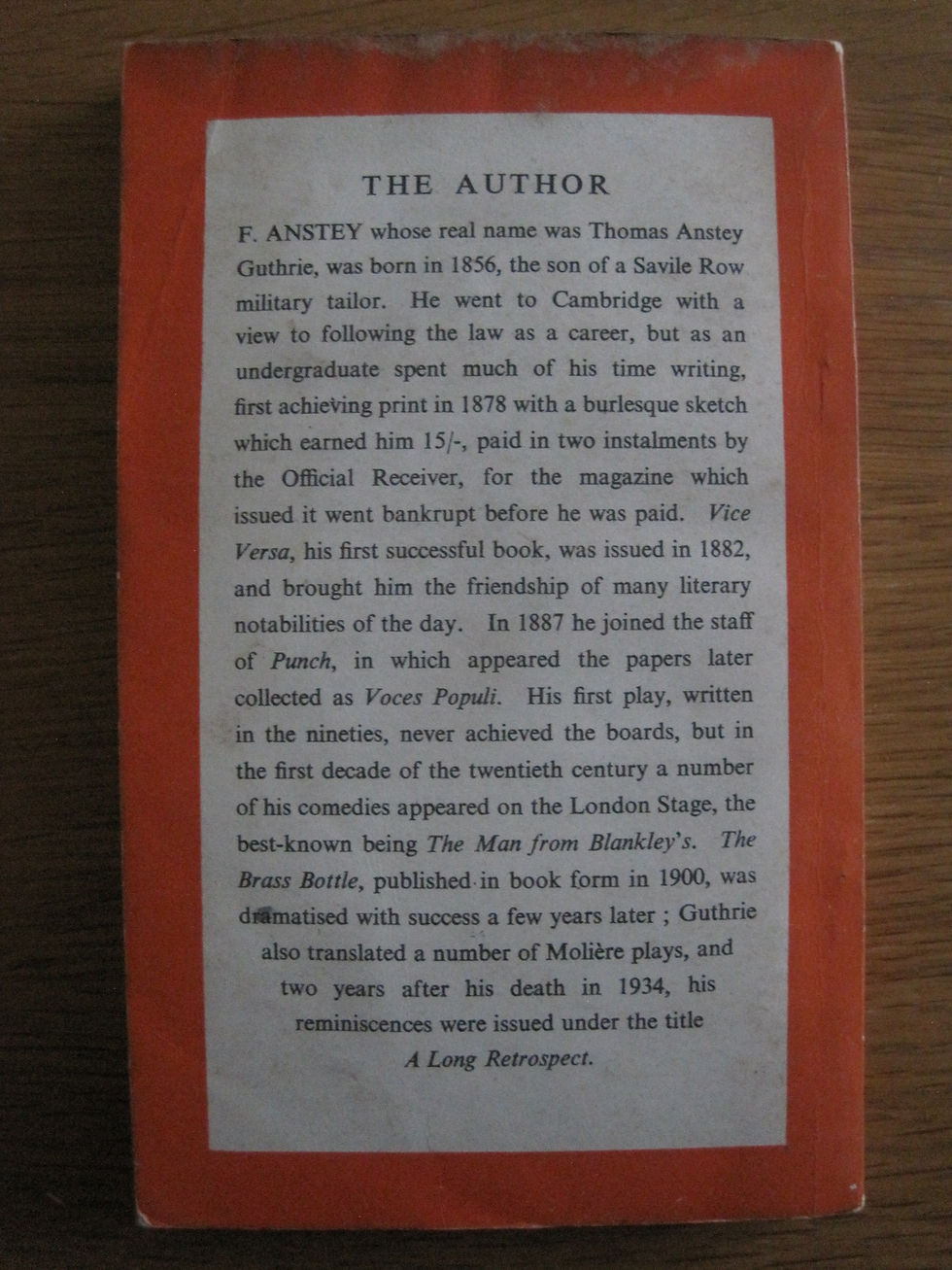 Thumbnail: The Brass Bottle  by  F. Anstey