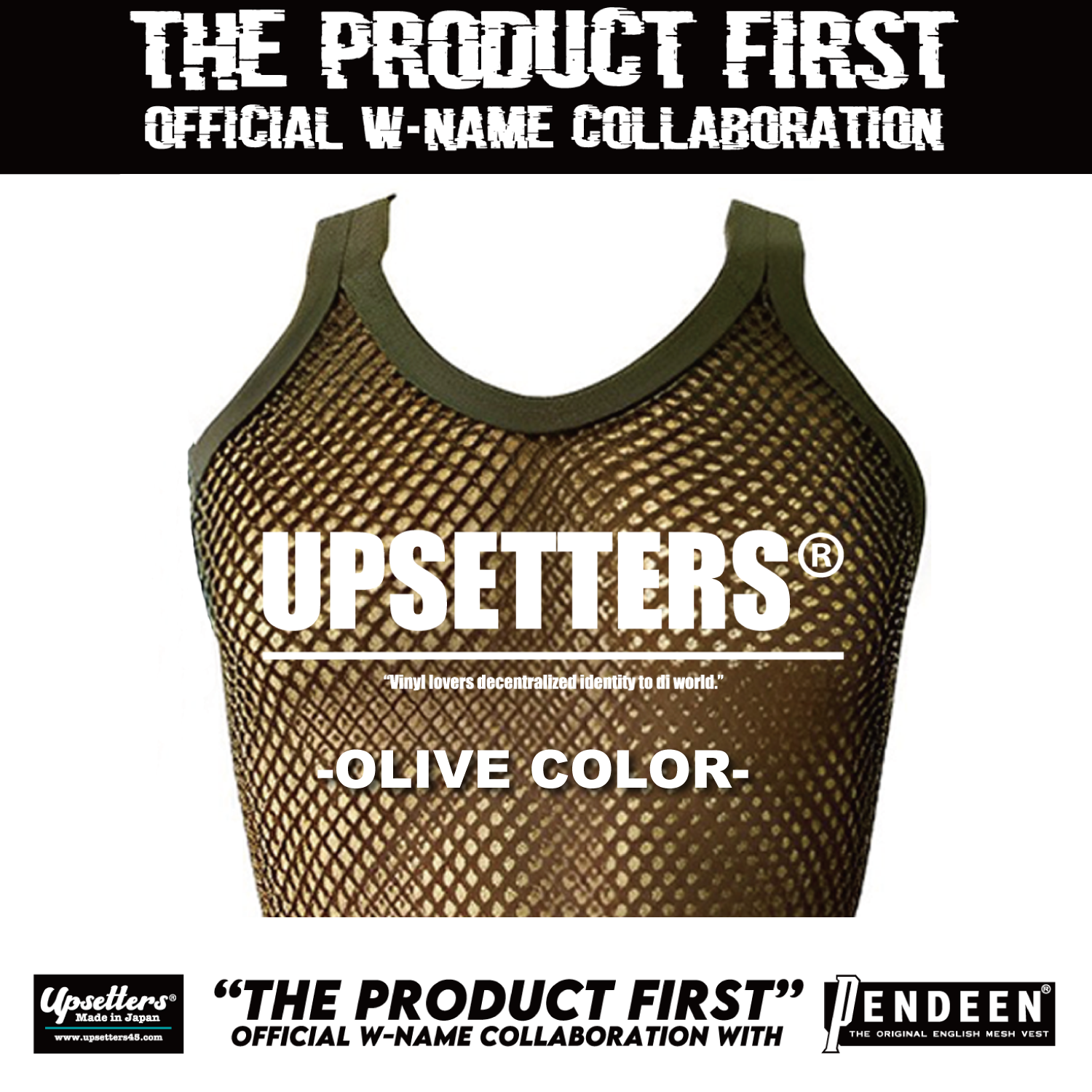PENDEEN®︎ x Upsetters®︎ "Super Olive Mesh"