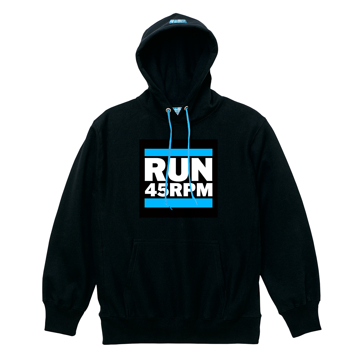 "RUN45RPM" 12.0oz (BLACK/BLUE)