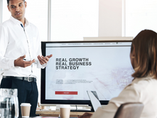 SEO strategy meeting