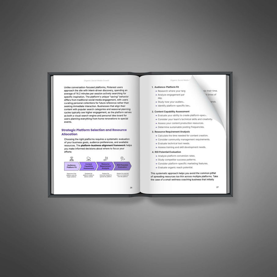 Organic Social Media Growth - eBook