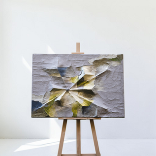 "Timolart 3D abstract painting - inner harmony with textured layers"