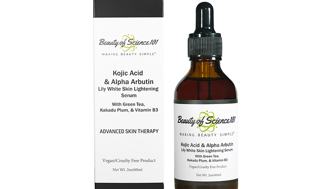Kojic Acid & Alpha Arbutin Lily White Skin Lightening Serum
