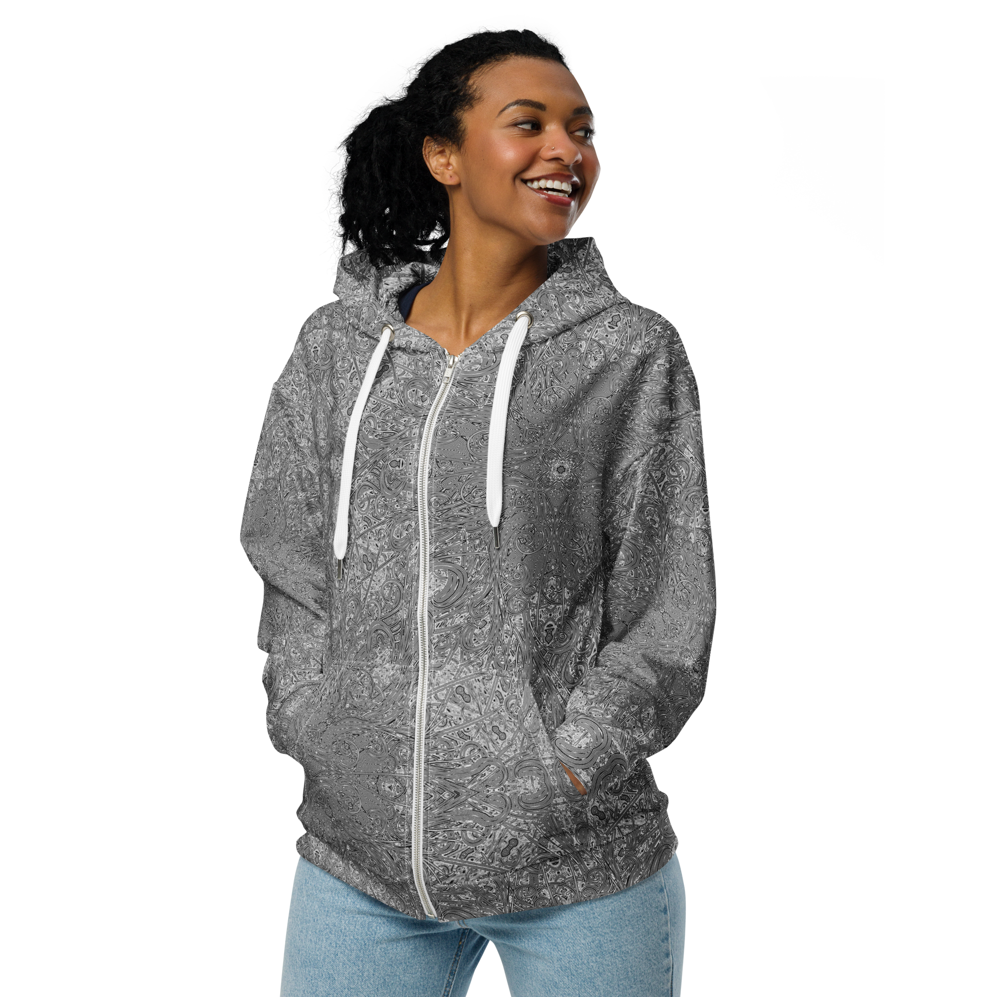 6HΩ26 Oddflower Photosynthesis zip hoodie For All