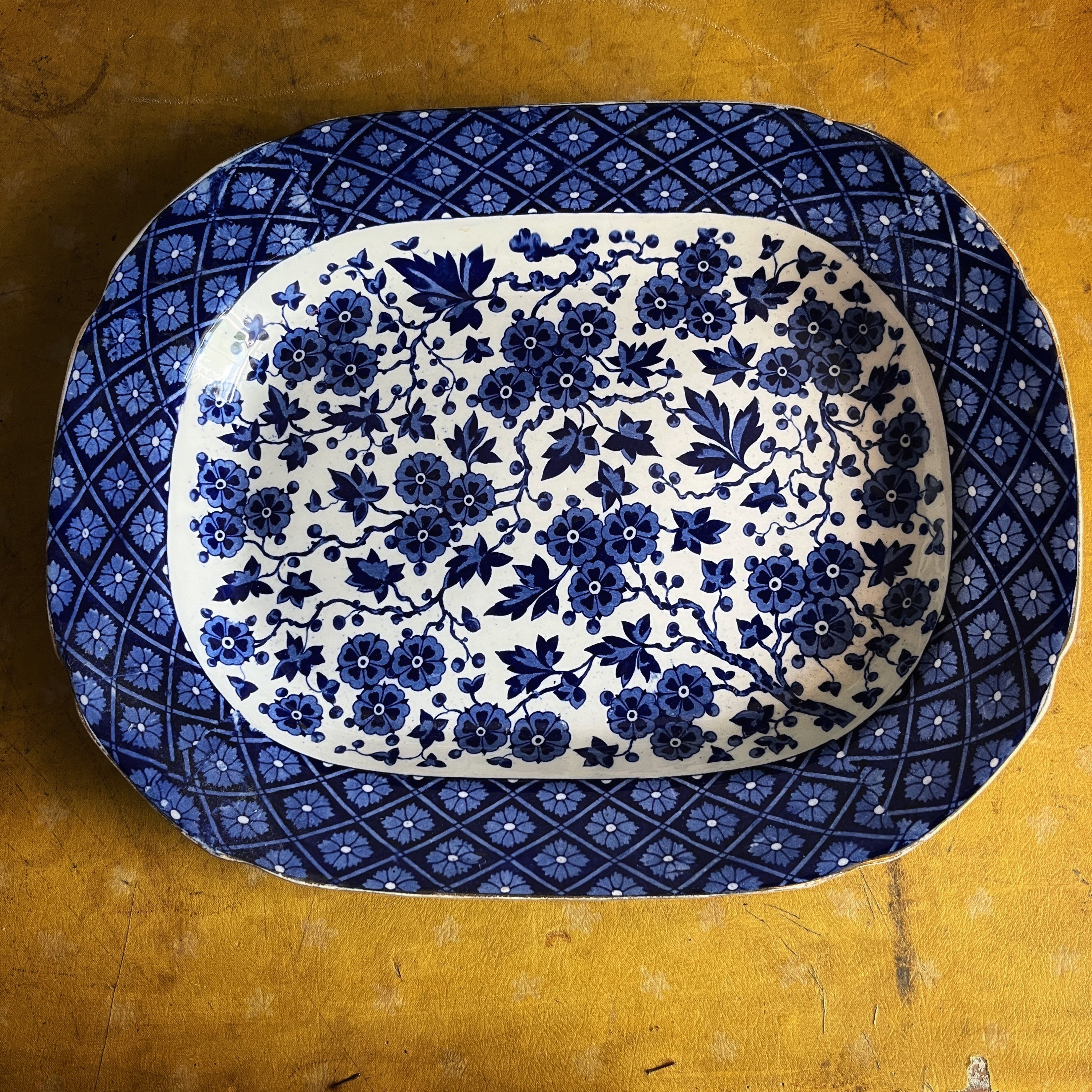 Antique Ridgeways Serving Platter 