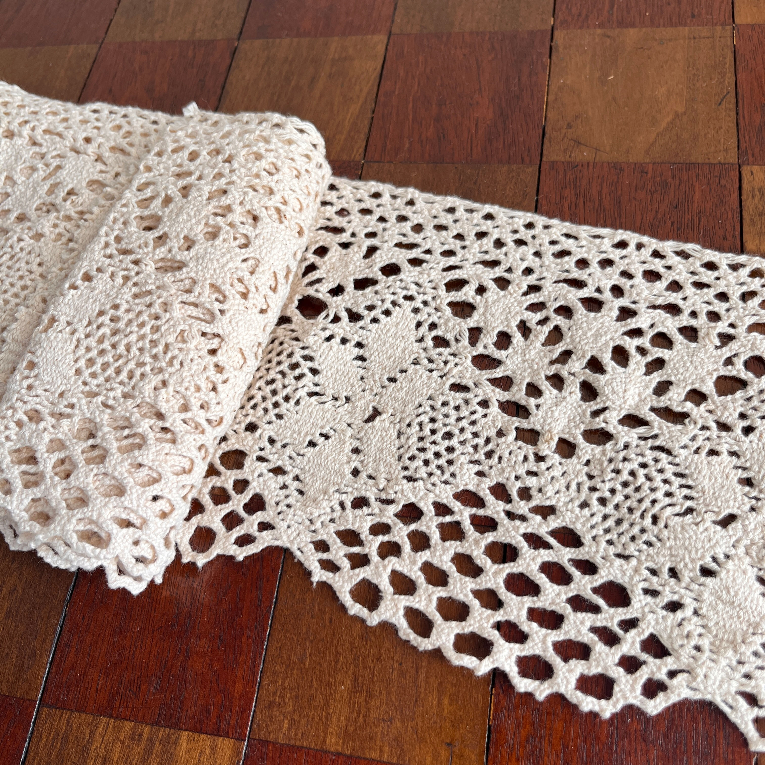 Antique Cotton Crochet Lace Edging 