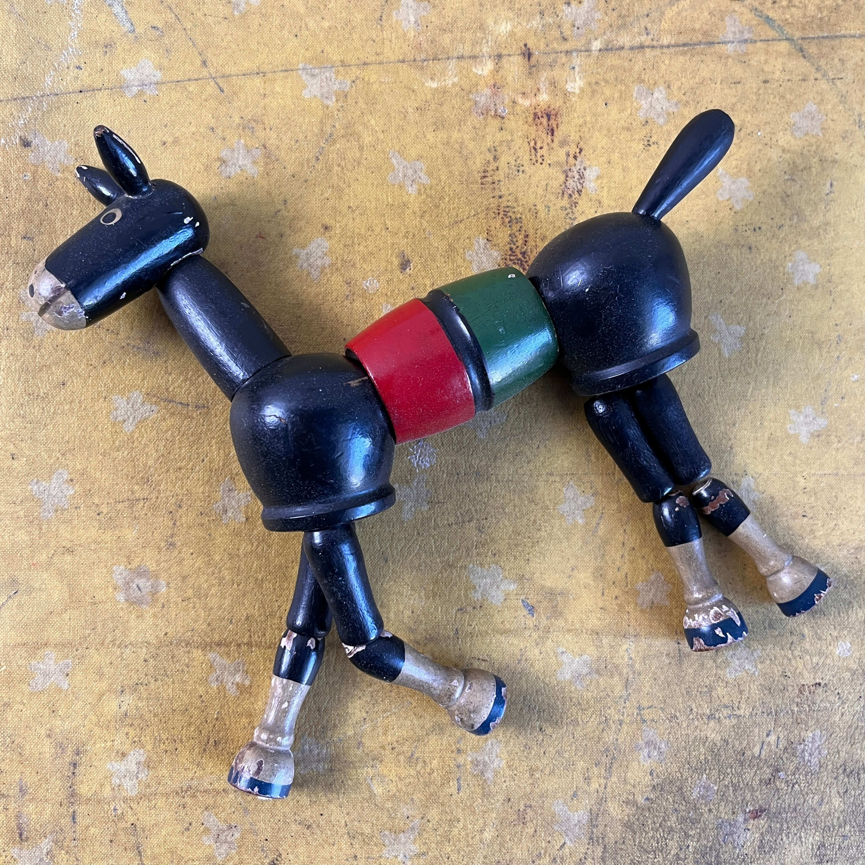 Antique Articulated Toy Horse