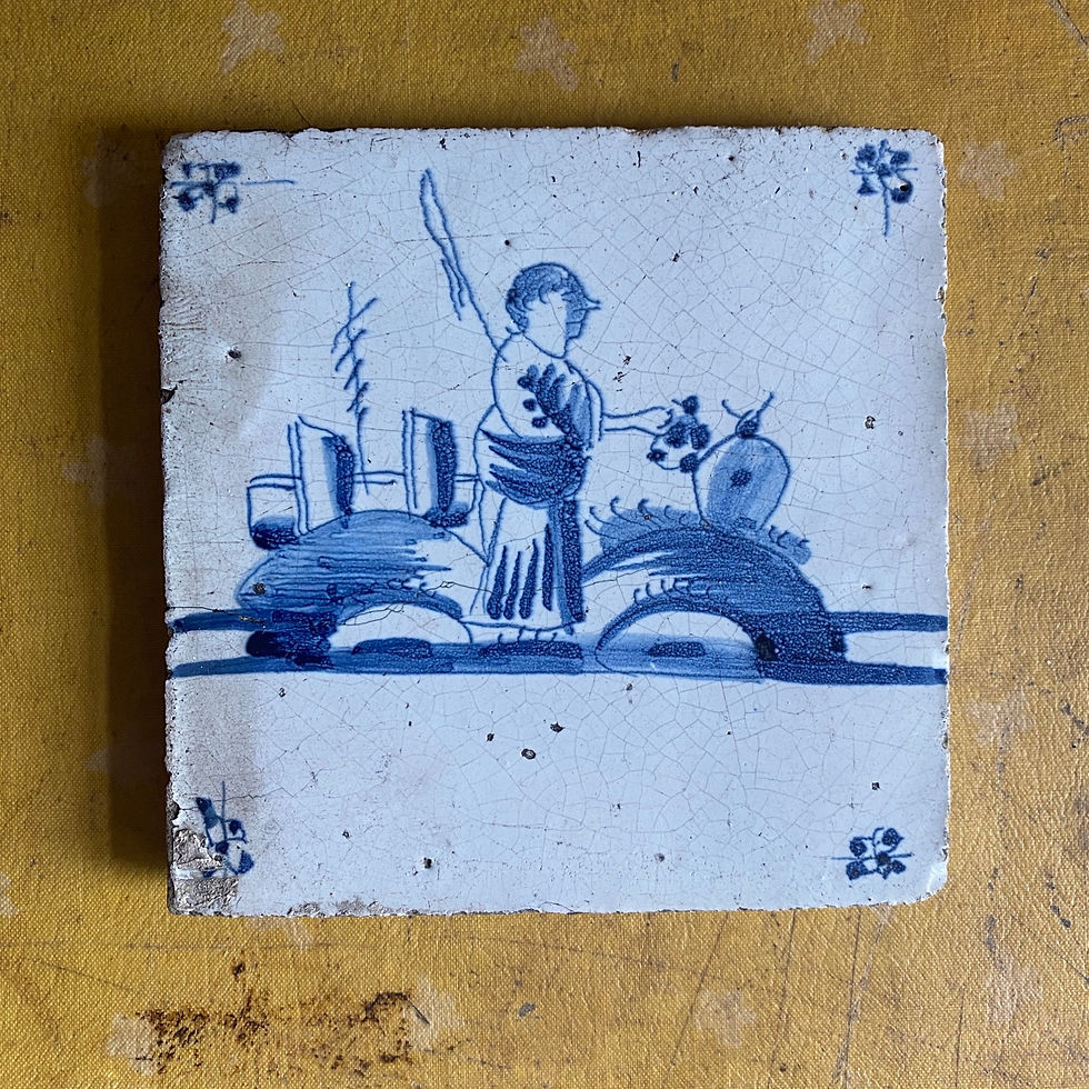 Thumbnail: Antique Delft Tile 