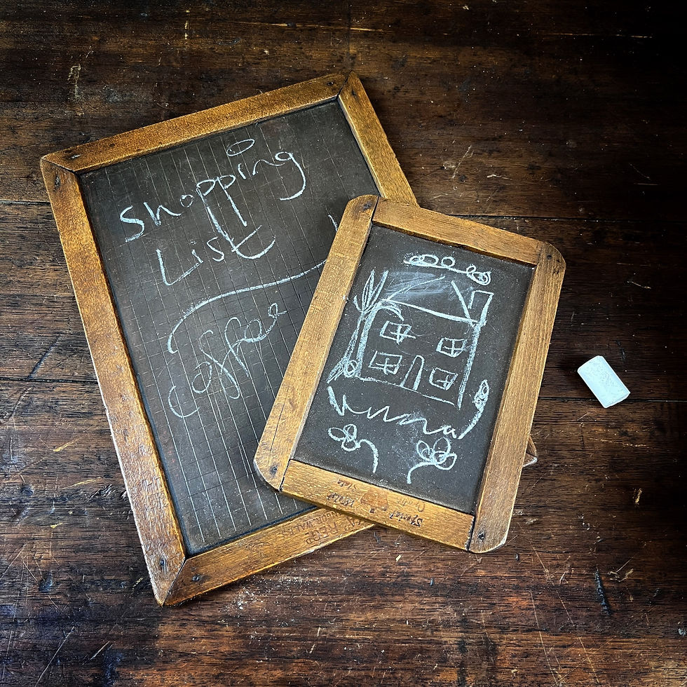 Thumbnail: Small Welsh Slate Chalk Board 