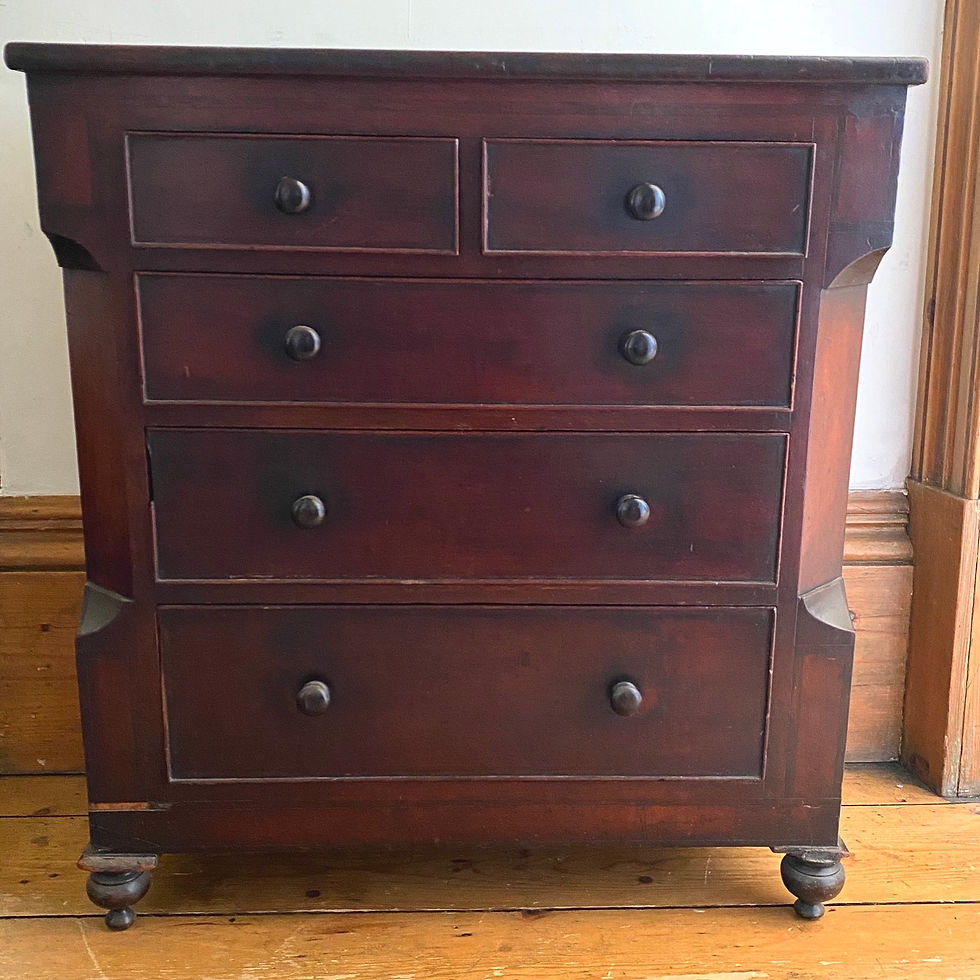 Superb Miniature Victorian Mahogany Chest