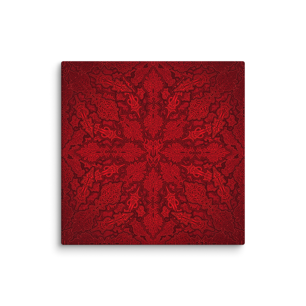 Thumbnail: 1ΩA1623 Lion Crest Dye Red Canvas