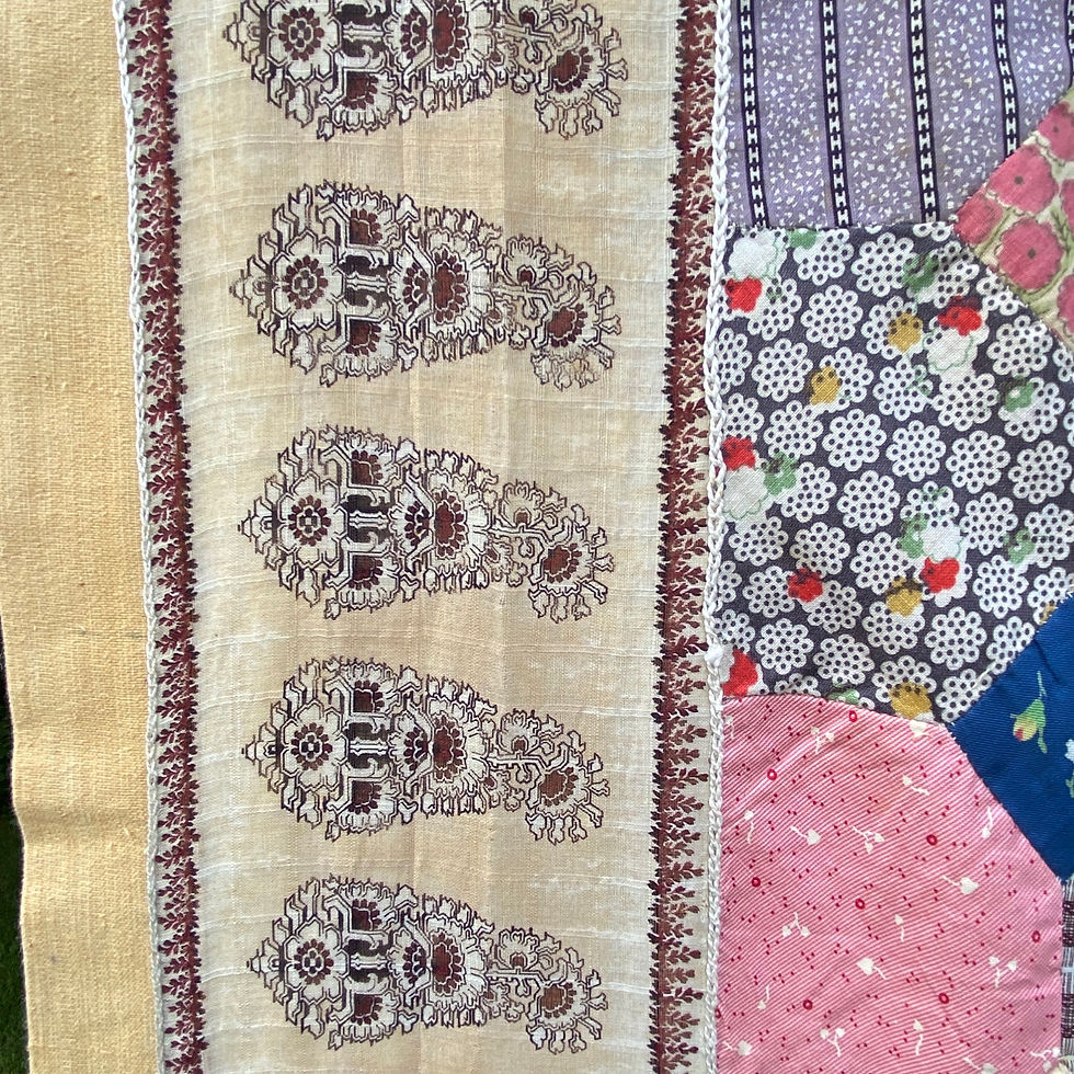 Thumbnail: 1920’s Handstitched Patchwork Quilt