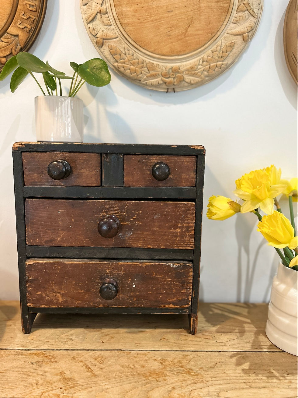 Thumbnail: Miniature Pine Chest of Drawers