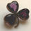 Thumbnail: Vintage Purple Clover Brooch 