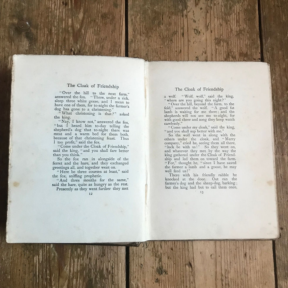Thumbnail: The Cloak of Friendship by L. Housman 1905 First Edition