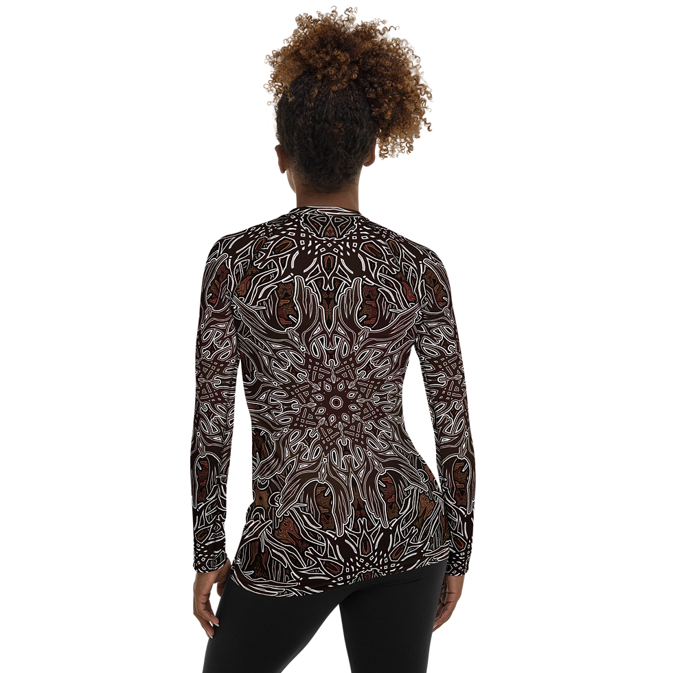Thumbnail: 312Ω24 OddCandy Chocolate Women's Sun Guard