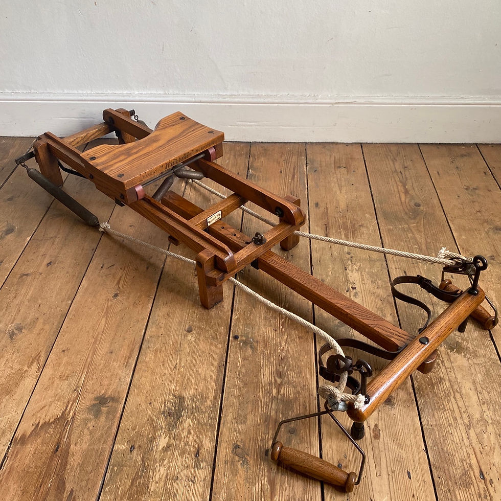 Antique Wooden Rowing Machine | Briggs & Oliver