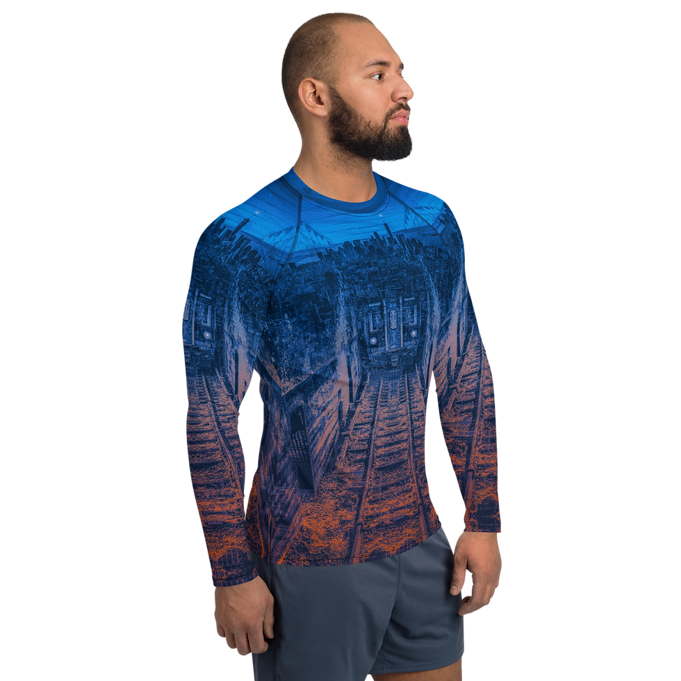 Thumbnail: 1B23 Foto Graphite [NY Rail] Sky Men's Sun Guard