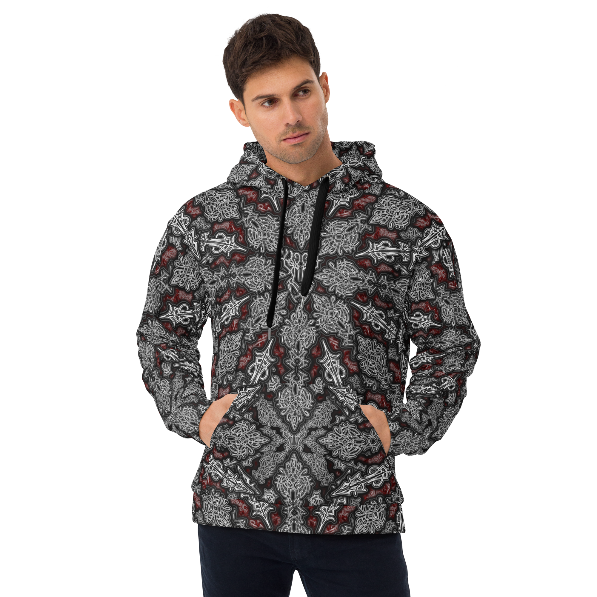 1N1623 Lion Crest OF Rose Hoodie For All