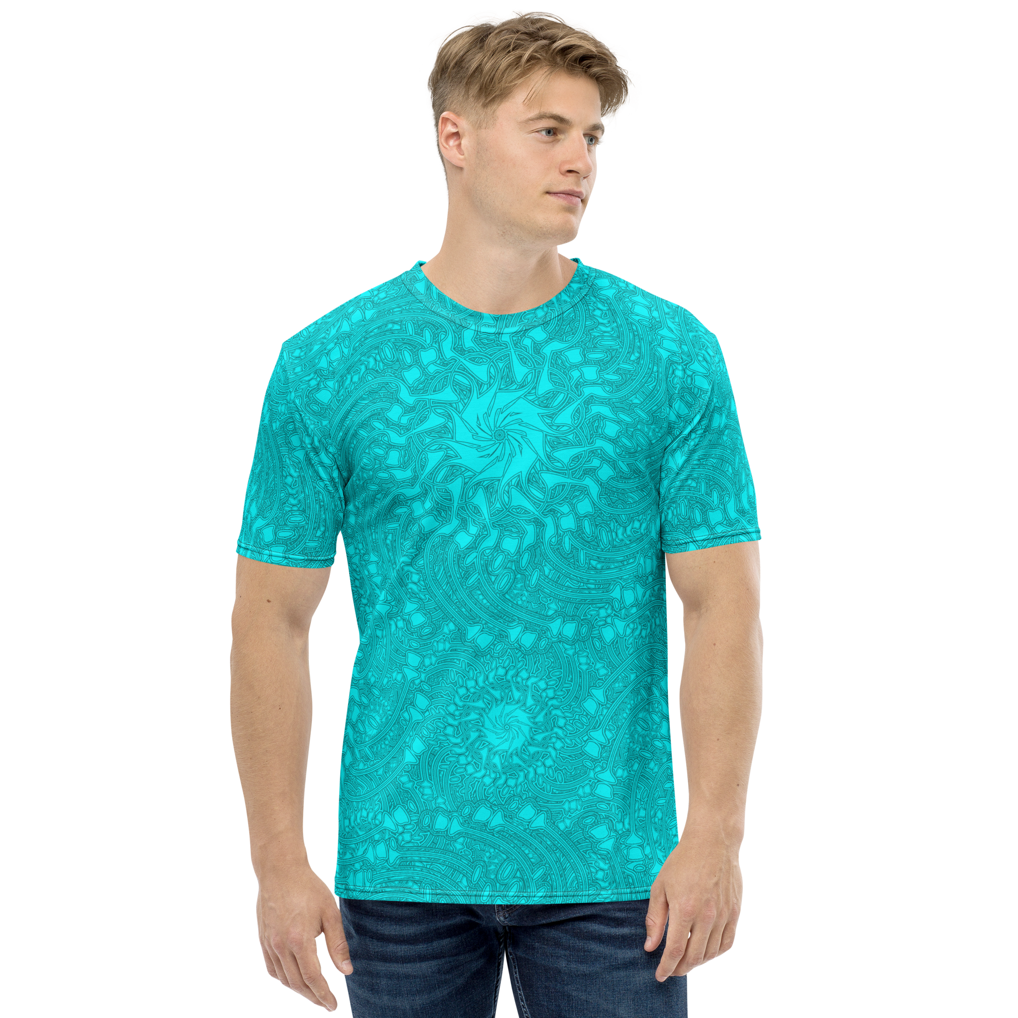 12OΩ26 OS Teal Men's T-shirt