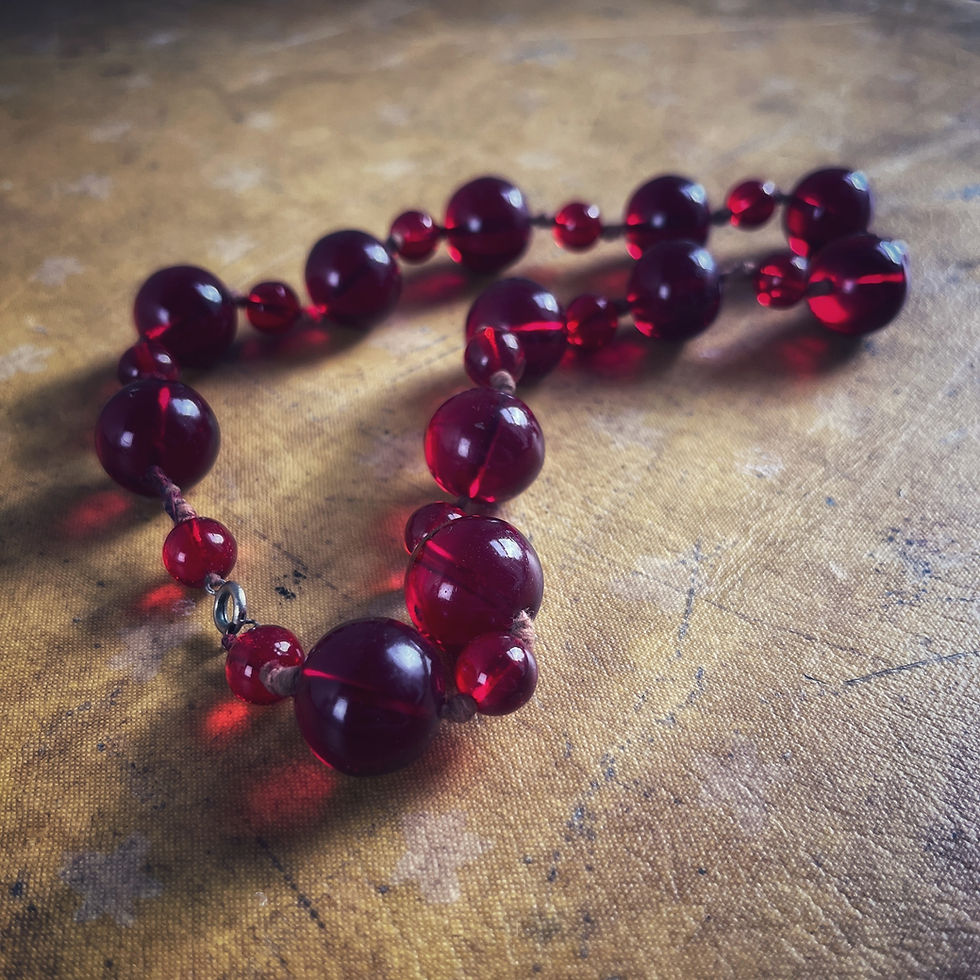Thumbnail: 1940’s Hand Knotted Glass Beads