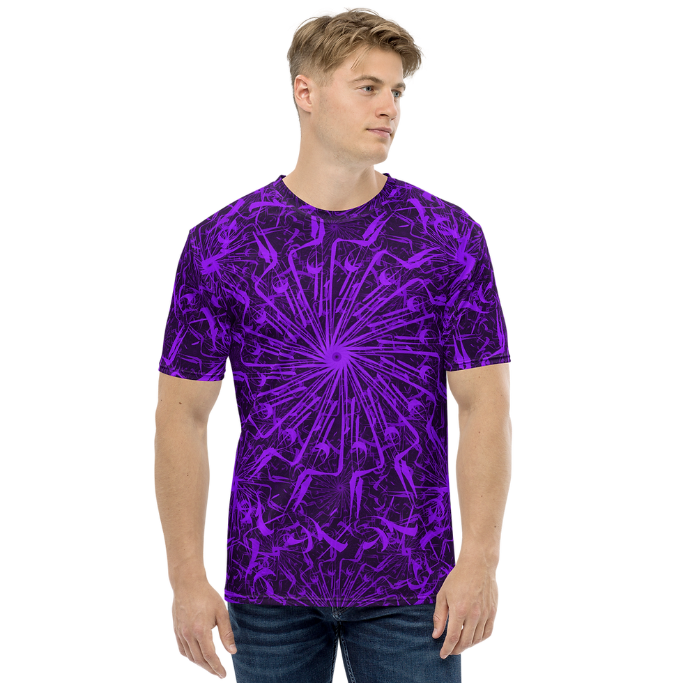 Thumbnail: 2F22 Spectrum Amethyst Men's t-shirt