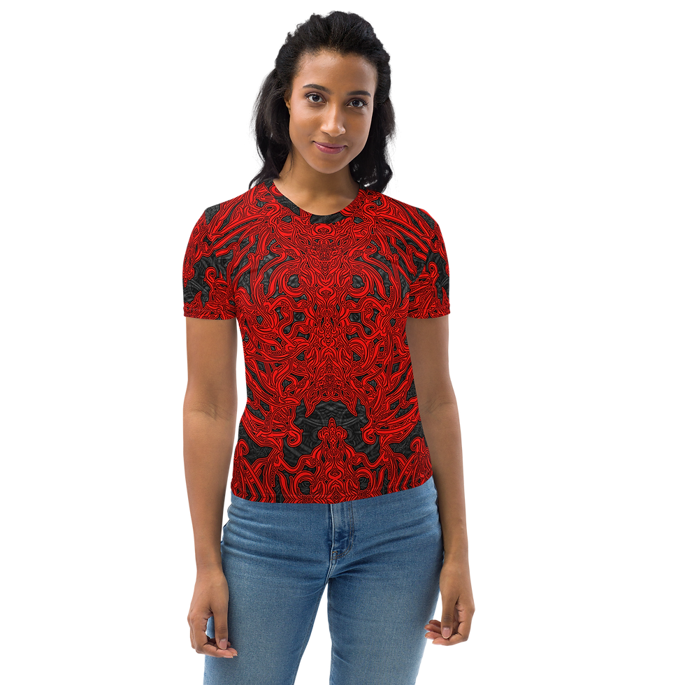 Bat Crest 101Ω26 Vampirius Women's T-shirt